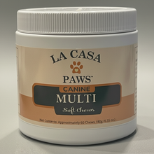 La Casa Paws Canine Multi Soft Chews jar